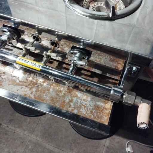 業務用3口コンロ 天然ガス 美品 業務用厨房機器 生野区新