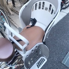 【美品】【お買い得】チャイルドシート付き 6段変則ギア 自転車 2023年7月購入