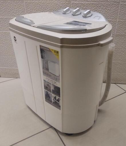 【使用頻度少】2022年製、3.6kg 小型 二層式洗濯機  TOM-05 シービージャパン ウォッシュマン ステンレス脱水槽 セカンドランドリー