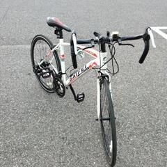 SIAFEI クロスバイク ATX980 SPEED G5 白×赤 (lumieres) 赤土
