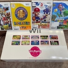 Wiiとソフト4つ