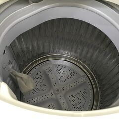 SHARP 6.0kg 全自動洗濯機 ES-GE6C-W 2019年製 中古