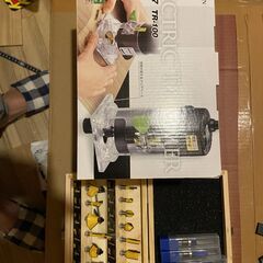 DIY用具一式(テーブルソー、サンダー、トリマー、インパクト、木材など