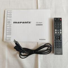 【動作品】マランツ Marantz CDプレーヤー CD6004 シルバーゴールド リモコン/説明書付属