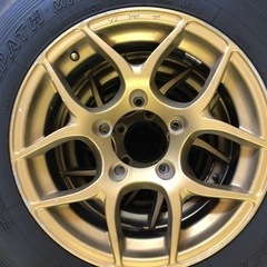 引き取り限定】ジムニー用195R16タイヤホイール一式