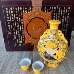 中国　紹興酒　カラ瓶と専用Box セット