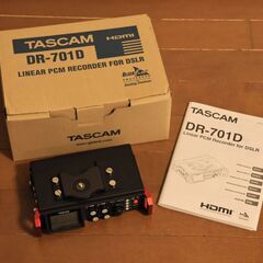 TASCAM　DR-701D動画撮影用 6トラックオーディオフィ...