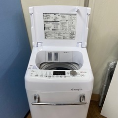 ⭐期間限定の特別値下げ！！I449 🌈 ジモティー限定価格！ レトロ調♪ e angle 洗濯機 （7.0㎏） ⭐ 動作確認済 ⭐ クリーニング済