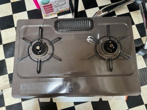 リサイクルサービス八光】2017年製 パロマ ガスコンロ LPガス 右強火力