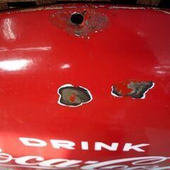 ☆Coca-Cola コカ・コーラ ボタンサイン 直径840mm 高さ65mm 丸看板 サインボタン コカコーラ レトロ 壁掛け ノベルティグッズ 札幌 北20条店