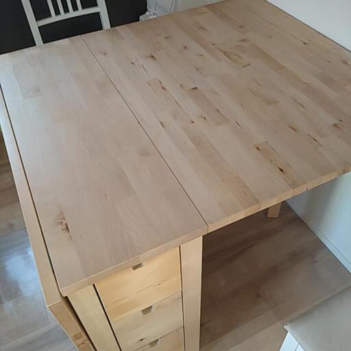 【IKEA】NORDEN ノールデン ダイニングテーブル　バーチ