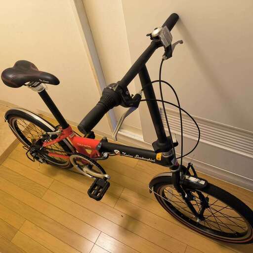 TONINO  LAMBORGHINI レッド　折りたたみ自転車