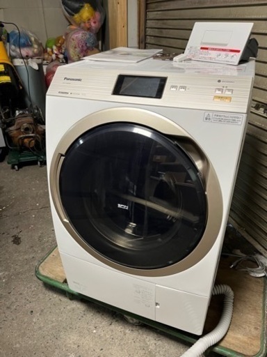 Panasonic パナソニック 2018年製 ななめ ドラム式洗濯乾燥機 洗濯11Kg 乾燥6Kg 左開き NA-VX9800L 訳あり 稼働確認済 ③