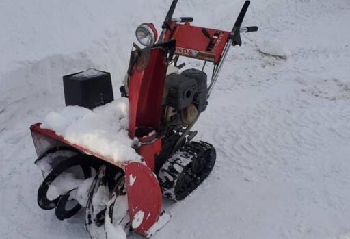 除雪機 実働 HS80 セル付き ホンダ