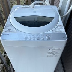 TOSHIBA 洗濯機　5kg ※引渡し限定