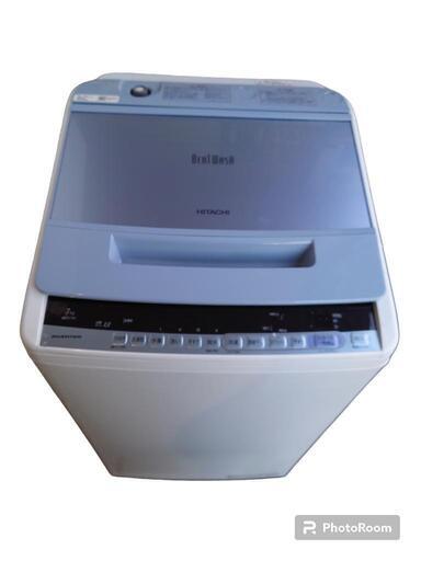 【売ります】日立　洗濯機　7kg　BW-V70C　2019年製