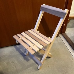 木製　折りたたみ椅子