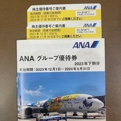 ANA(全日空)株主優待券　2枚