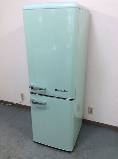 YJT8001【A-Stage/Aステージ 2ドア冷蔵庫】美品 2022年製 GLE-198L02GR 家電 キッチン 冷蔵冷凍庫 右開き 198L
