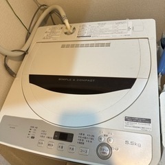 洗濯機　SHARP ES-GE5B