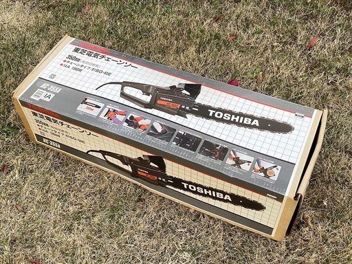 TOSHIBA・ 電気チェーンソー・ HC-355A　有効切断長350mm・動作確認済み