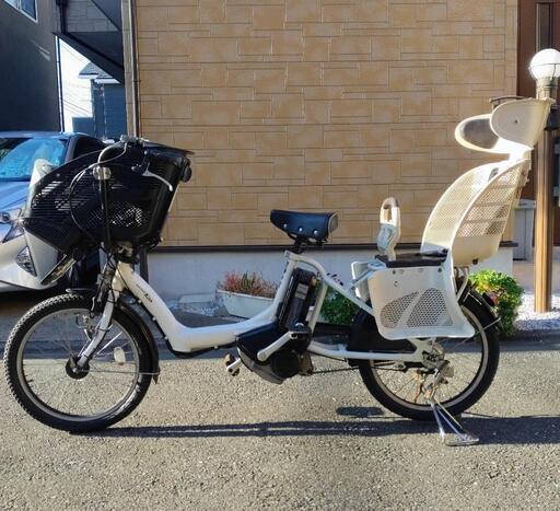 値下げしました！電動アシスト自転車　ヤマハPAS　Kiss　ホワイト　20インチ バッテリー8.9Ah　充電器付き