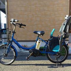 電動自転車ヤマハPAS　Babby 20インチ3段8.7Ah（4点灯）充電器あり くー )ヤマハPASBabby20インチ3段8.7Ah（4点灯）充電器あり 電動自転車