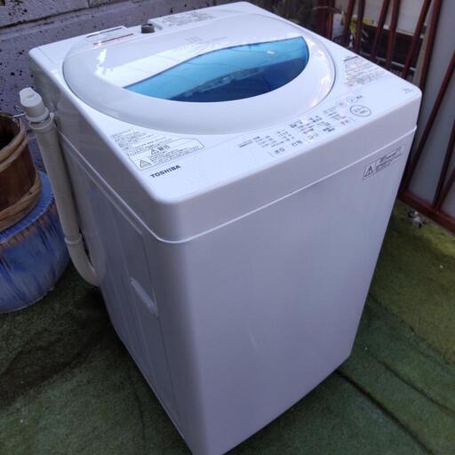 美品 東芝 洗濯機 2017年製造 5kg