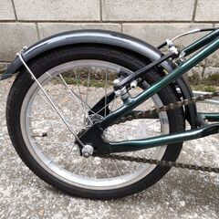 【美品】16インチ CAPTAIN STAG折り畳み自転車 AL-FDB161