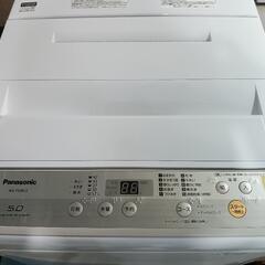 配送可【パナソニック】5k洗濯機☆2018年製 クリーニング済/6ヶ月保証付