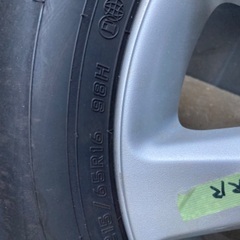 ニッサン純正アルミホイルタイヤサイズ215×65×16製造21年製造