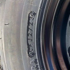 ホンダ N-VAN PCD100 4H 軽自動車 スチールホイール 145/80R12 LTタイヤ 新車納車前外し　『再値下げ』