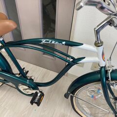 【中古自転車】レインボー　ビーチクルーザー