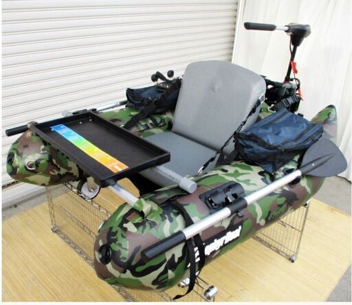 Zephyr Boat　ゼファーボート　ZF-158VH-N　モーター付き　フローター　池釣り　フィッシング　動作良好