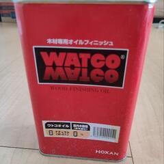 無料 ワトコオイル ナチュラル W-01 1L　※残量3/1