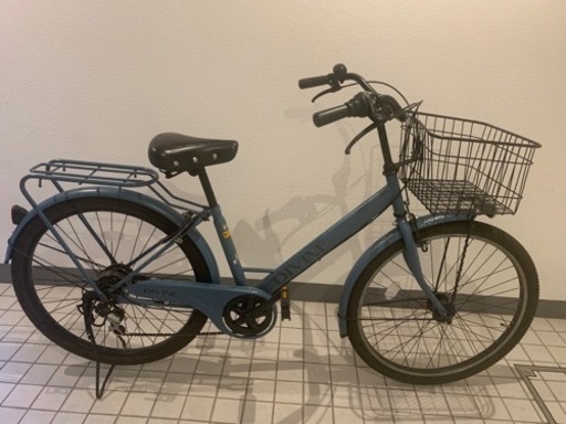 自転車　26インチ　ブルー