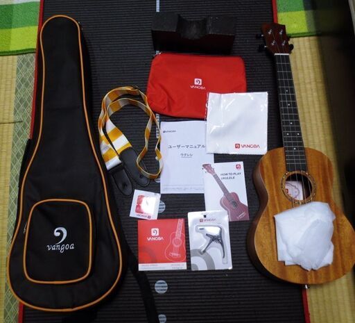 ほぼ新品の初心者でも弾きやすいテナーウクレレVANGOA テナーウクレレ