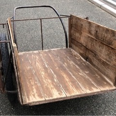 ⭐︎中古品 木製リアカー 192×112×74cm 運搬用品⭐︎
