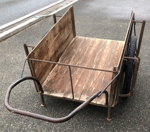 ⭐︎中古品　木製リアカー　192×112×74cm  運搬用品⭐︎