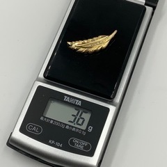 売り切れました。K18 フェザートップ ダイヤモンドペンダント 3.6g 0.05ct