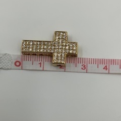 K18 18金 ダイヤモンドクロスペンダント ダイヤクロス 5.5g 1ct