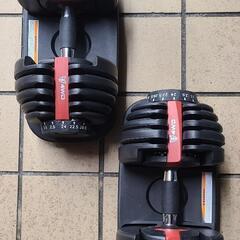 お話中 4WD 可変式ダンベル 24kg×2 - 家電 