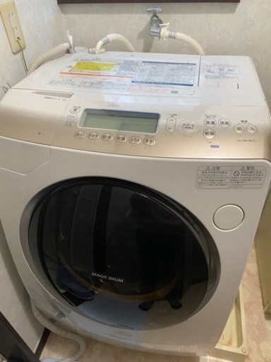 値下げしました　TOSHIBA ドラム式洗濯機