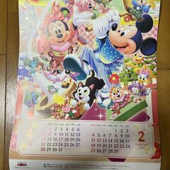 2024年版　ディズニーカレンダー壁掛タイプ　隠れミッキーがお楽しみ　