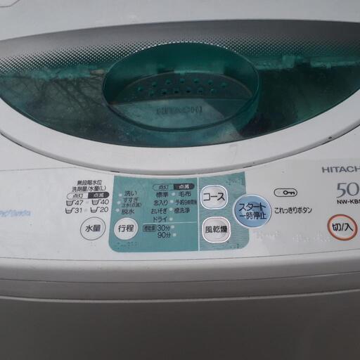 洗濯機3台。(お話し中)