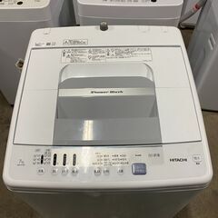 セール中！ 2022年式 中古 洗濯機 日立 NW-R705     日立 全自動洗濯機 7.0kg NW-R705-W 全自動 洗濯機 お急ぎコース 設置工事不可(代引不可) 配送費用は別途[SA-459]