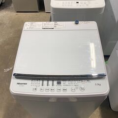 2020年式 中古洗濯機 Hisense HW-G55B-W   洗濯機 5.5kg ハイセンス Hisense 配送費用は別途[SA-484]