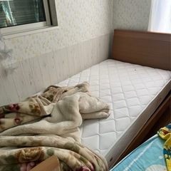 終了　アイシン製asleep10万円シングルベッド&マートレス