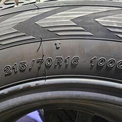 デリカD5アルミホイールスタッドレスタイヤ