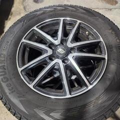 デリカD5アルミホイールスタッドレスタイヤ
